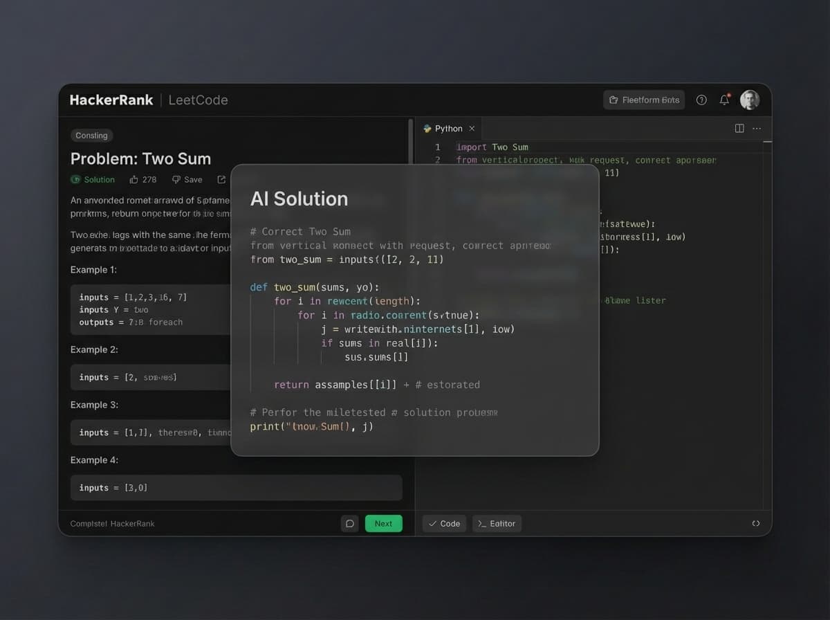 Interview Solver - Invisible overlay during interview